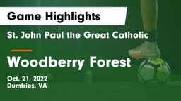  St. John Paul the Great Catholic  vs Woodberry Forest  Game Highlights - Oct. 21, 2022