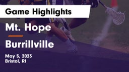 Mt. Hope  vs Burrillville   Game Highlights - May 5, 2023