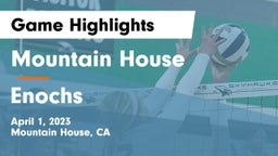 Mountain House  vs Enochs Game Highlights - April 1, 2023