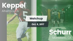 Matchup: Keppel vs. Schurr  2017