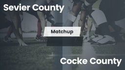 Matchup: Sevier County vs. Cocke County  2016