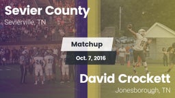 Matchup: Sevier County vs. David Crockett  2016