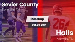 Matchup: Sevier County vs. Halls  2017