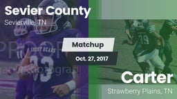 Matchup: Sevier County vs. Carter  2017