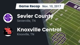 Recap: Sevier County  vs. Knoxville Central  2017