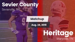 Matchup: Sevier County vs. Heritage  2018