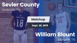 Matchup: Sevier County vs. William Blount  2019
