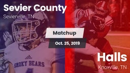 Matchup: Sevier County vs. Halls  2019