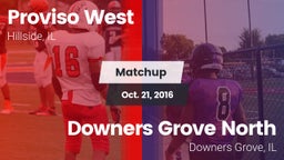 Matchup: Proviso West vs. Downers Grove North  2016