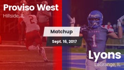 Matchup: Proviso West vs. Lyons  2017