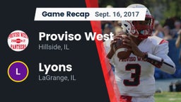 Recap: Proviso West  vs. Lyons  2017