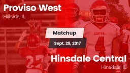 Matchup: Proviso West vs. Hinsdale Central  2017