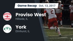 Recap: Proviso West  vs. York  2017