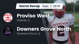 Recap: Proviso West  vs. Downers Grove North 2018