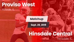 Matchup: Proviso West vs. Hinsdale Central  2018