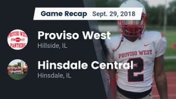 Recap: Proviso West  vs. Hinsdale Central  2018