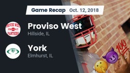 Recap: Proviso West  vs. York  2018