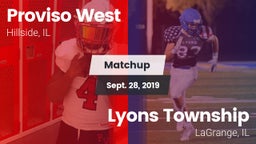 Matchup: Proviso West vs. Lyons Township  2019