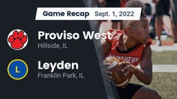 Recap: Proviso West  vs. Leyden  2022