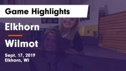Elkhorn  vs Wilmot  Game Highlights - Sept. 17, 2019