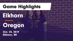 Elkhorn  vs Oregon  Game Highlights - Oct. 24, 2019