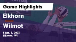 Elkhorn  vs Wilmot  Game Highlights - Sept. 5, 2023