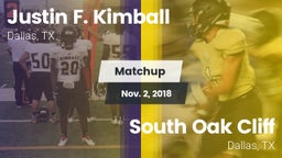 Matchup: Kimball vs. South Oak Cliff  2018