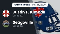 Recap: Justin F. Kimball  vs. Seagoville  2020