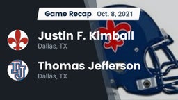 Recap: Justin F. Kimball  vs. Thomas Jefferson  2021
