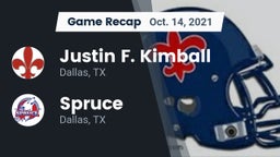 Recap: Justin F. Kimball  vs. Spruce  2021