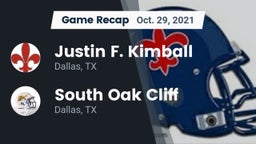 Recap: Justin F. Kimball  vs. South Oak Cliff  2021