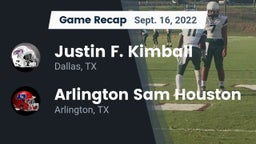 Recap: Justin F. Kimball  vs. Arlington Sam Houston  2022