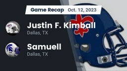 Recap: Justin F. Kimball  vs. Samuell  2023