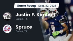 Recap: Justin F. Kimball  vs. Spruce  2023