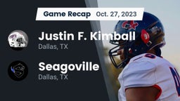 Recap: Justin F. Kimball  vs. Seagoville  2023