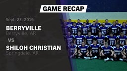 Recap: Berryville  vs. Shiloh Christian  2016