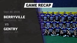 Recap: Berryville  vs. Gentry  2016