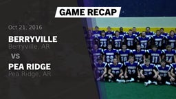 Recap: Berryville  vs. Pea Ridge  2016
