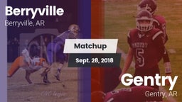 Matchup: Berryville vs. Gentry  2018