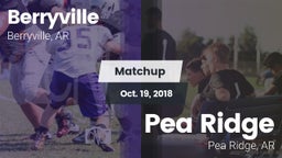 Matchup: Berryville vs. Pea Ridge  2018