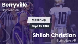 Matchup: Berryville vs. Shiloh Christian  2020