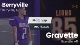 Matchup: Berryville vs. Gravette  2020