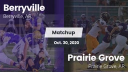 Matchup: Berryville vs. Prairie Grove  2020
