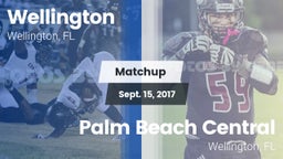 Matchup: Wellington vs. Palm Beach Central  2017