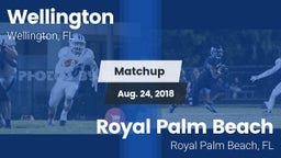 Matchup: Wellington vs. Royal Palm Beach  2018