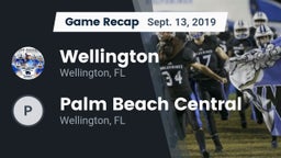 Recap: Wellington  vs. Palm Beach Central  2019