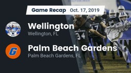 Recap: Wellington  vs. Palm Beach Gardens  2019