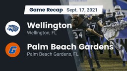 Recap: Wellington  vs. Palm Beach Gardens  2021