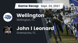 Recap: Wellington  vs. John I Leonard  2021