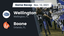 Recap: Wellington  vs. Boone  2021